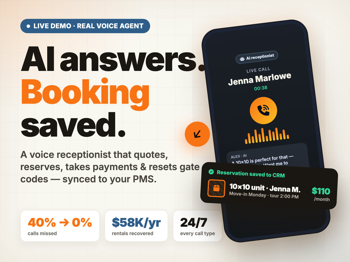 VoiceDesk — seven production AI voice agents